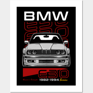 BMW E30 Classic Posters and Art